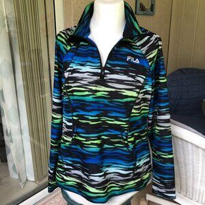 Fila Sport Performance Women's Running Workout 1/4 Zip Jacket